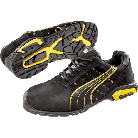 PUMA Amsterdam Low 642710-45 Scarpe di sicurezza S3 Taglia delle scarpe (EU): 45 Nero, Giallo 1 Paio/a (1/5)