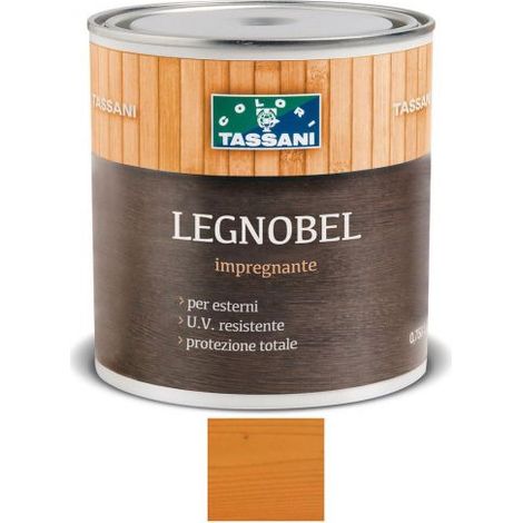 LEGNOBEL 2,50 LT TASSANI IMPREGNANTE A SOLVENTE VERNICE PER LEGNO Frassino