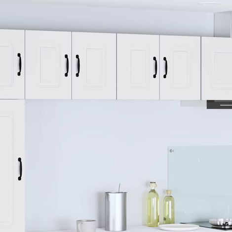 vidaXL Pannello lavastoviglie Kalmar 2 pz Bianco Legno
