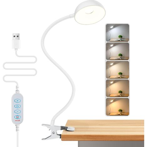 LiFMIRA Lampe de lecture LED à clipser pour lit et tête lit, (1/5)