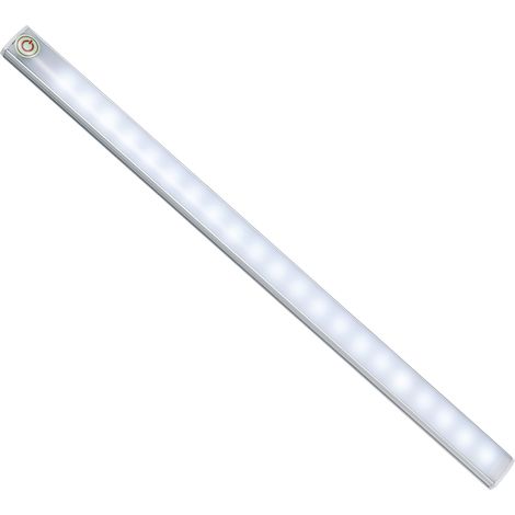 Lampe de chevet LED 21 LED, design fin, commande tactile sensible, luminosité réglable en continu, port de chargement USB-C pour salon, chambre, placard, penderie, couloir (1/5)