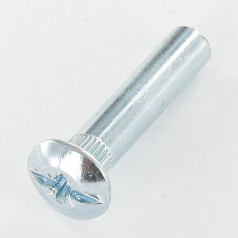 Ecrou Relieur POZI et fendu 8X38 M6X15 Acier zingué-30 pièces (1/2)