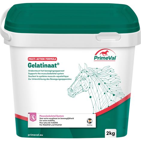 PrimeVal Gelatinaat für Pferde - fördert die Muskelkondition und den Erhalt kräftiger Knochen - 2 kg (1/5)