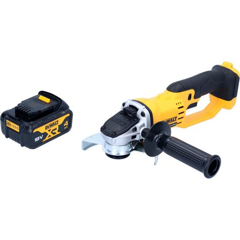 DeWALT DCG 412 Mini Amoladora angular a batería XR 18V + 1x Batería DCB 182 4,0 Ah - Sin cargador, sin maletín incluidos (1/5)