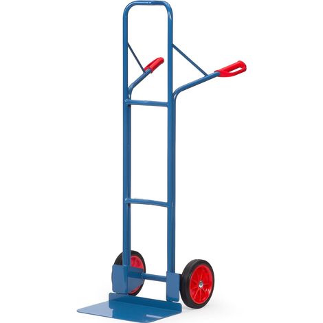 Fetra Stahlrohrkarre Höhe 1600 mm, Schaufel 300x480mm Vollgummibereifung (1/3)