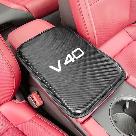 (Pour V40) Housse de coussin d'accoudoir pour voiture, accessoire auto compatible Volvo (1/5)