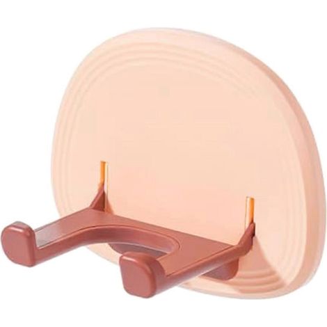 Wandmontierter Haartrocknerhalter, Haartrocknergestell, rosa (1/5)