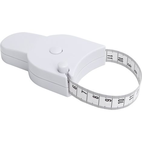 Mètre ruban double face pour le corps, la taille, la tête, les hanches et les jambes, rétractable et précis (cm). (1/5)