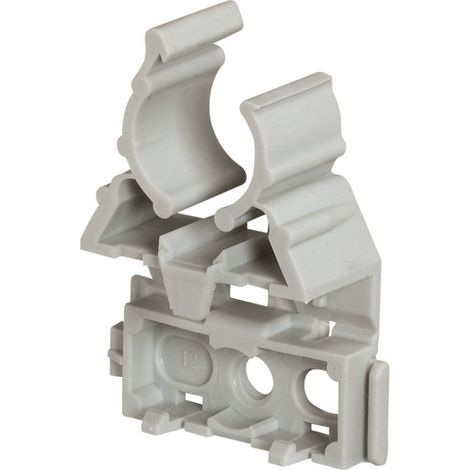 100 Lyres grises pour conduit IRL Ø20mm avec fixation par cloueur type Pulsa 700E LEGRAND 031371