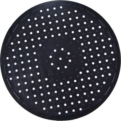 [NIEMALS VERWENDET] Gummi-Spülbeckenmatte, Beckenmatte, Küchen-Wasserfiltermatte, rutschfeste Spülbeckenmatte, Schwarz, Schwarz, 1 Stück