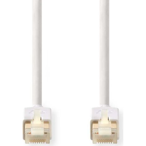 Cable reseau cat6 rj45 male rj45 male sftp 200 m rond lszh pvc blanc boite avec fenetre (1/4)
