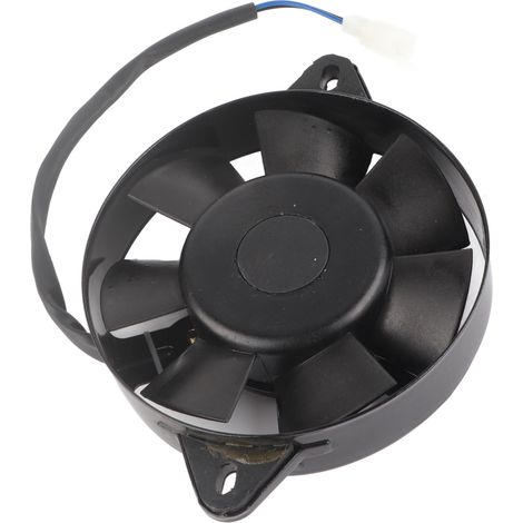 Ventilateur de radiateur de moto de 14,2 cm (5,6 pouces), 2 fils, 7 pales, pour le refroidissement du moteur, compatible avec les quads et motos tout-terrain de 150 et 250 cm³. (1/5)