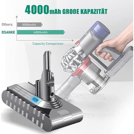 Batterie V8 Dyson 21,6V 4000mAh pour Aspirateur V8 Absolute Animal Fluffy Exclusive SV10 Motorhead (1/4)
