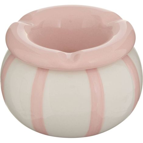 Cenicero a rayas Della pasta 9x9x6cm - Atmosphera créateur d'intérieur (1/5)