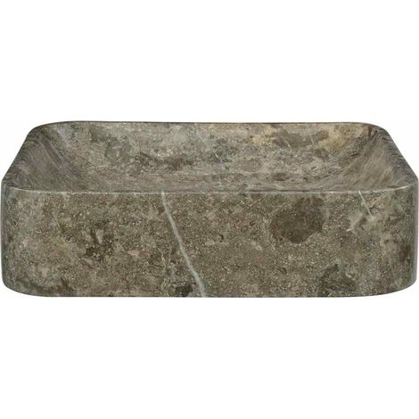Maison Exclusive - Lavandino Grigio 40x40x10 cm in Marmo (1/5)