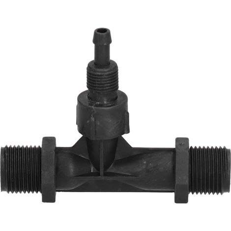 Injecteur de mélange gaz-liquide à tube Venturi en PVDF pour générateur d'ozone et irrigation agricole G1/2 po (1/5)