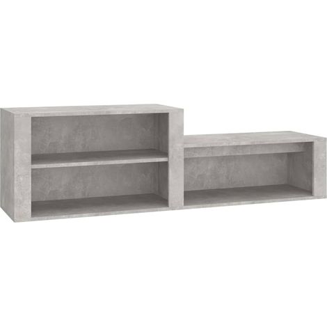 Scarpiera  Mobile per scarpe Grigio Cemento 150x35x45 cm in Legno Multistrato (1/5)