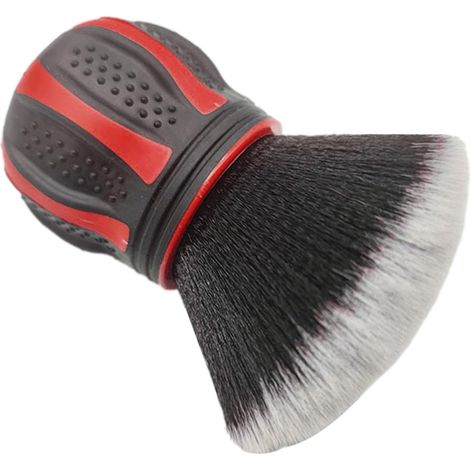 Brosse ronde – Nettoyeur de détail de voiture ergonomique pour surfaces élégantes, brosse de détail, outil anti-poussière pour tableaux de bord, climatiseurs, cuir, ordinateur, anti-rayures (1/5)
