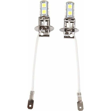 6500K H3 HA CONDOTTO LA Lampadina 2 Pz H3 5050 Bianco 9 SMD LED Xenon DC 12V Auto Fendinebbia HA CONDOTTO Le Lampadine 6500K Fendinebbia Anteriore Auto Car Xenon Bianco Lampadina Del Faro (1/5)