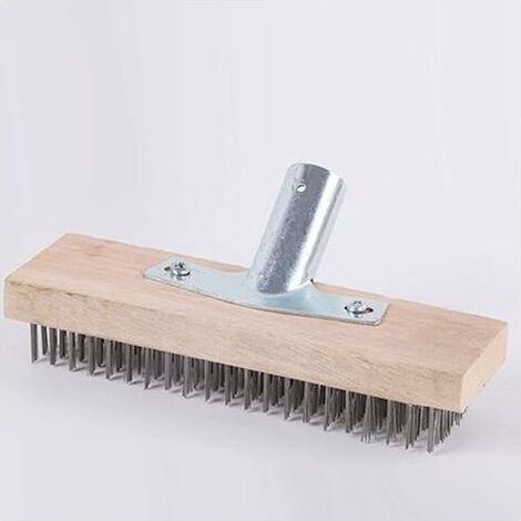 Balai métal 30cm acier, balai métal (sans manche bois) (1/5)