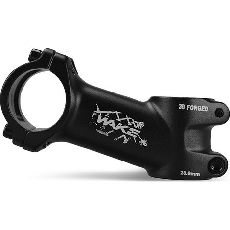Ultraleichter 17-Grad-Fahrradvorbau für 31,8 mm und 80 mm Lenker, schwarz, für Mountainbikes und Rennräder (1/5)