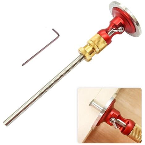 Trusquin, outil de marquage avec fonction de micro-réglage Trusquin de marquage Trusquin de marquage en métal, couteau de marquage pour marquages à la roue Fraise à roue pour bois tendre et bois dur M (1/5)