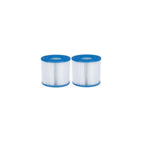 Lot de 2 cartouches filtres pour piscine modèle D (1/5)