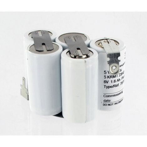 Batterie 6V 1.6Ah NiCd BAES 787641