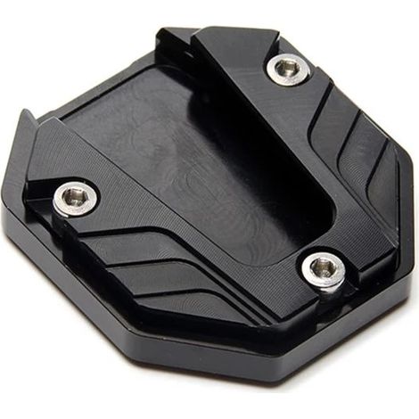 (Noir) Extension de béquille latérale en alliage d'aluminium pour moto, accessoire moto D7YA maxpower (1/4)