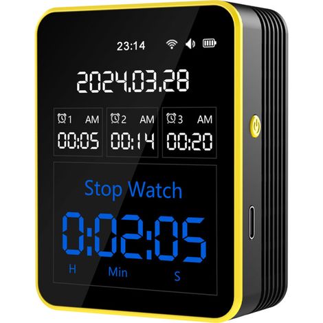Tuya WiFi 15-in-1 Air Quality Detector, Portable, Home, AQI PM0.3 PM1.0 PM2.5 PM10 CO2 TVOC HCHO, TFT Screen Tester, Multifunctional, Temperature and Humidity, Versatile Clock (1/5)