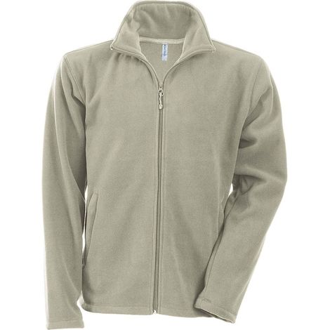 Veste micropolaire zippée Falco Kariban Beige 3XL.