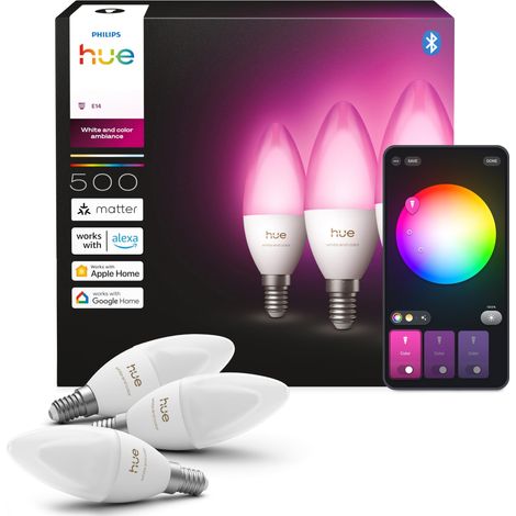 Ampoule LED B39, 500lm, Pack de 3, Multicolore (1/5)