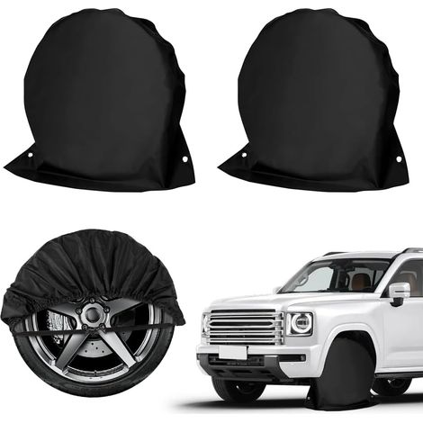 2 Pièces Housse de Protection Pneu pour Roues de 27 à 29 Pouces, Housse de Roue pour Caravane Housse de Pneu Voiture Protecteurs de Roues Universels pour Caravane SUV Camion (1/5)