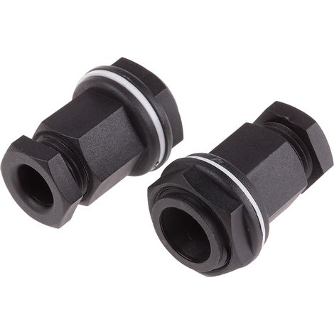 Presse-étoupe M20 en Plastique pour câble de 4mm à 7mm, avec contre-écrous, IP55 ( Prix pour Paquet de 100 )