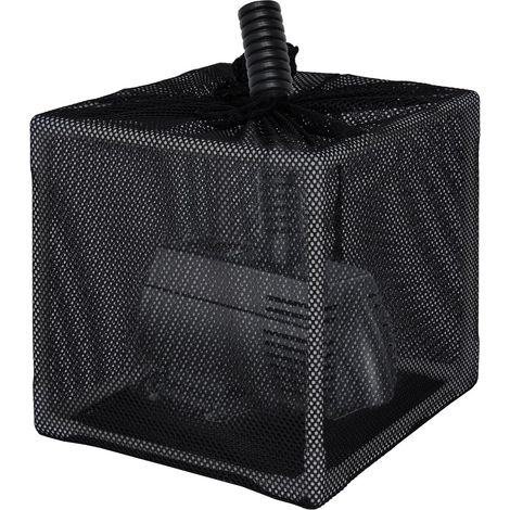 Filtro per laghetto, filtro anti-intasamento per laghetti esterni, sacchetto protettivo in rete di nylon con coulisse, sacchetto filtrante per pompa da laghetto (25 cm) (1/5)