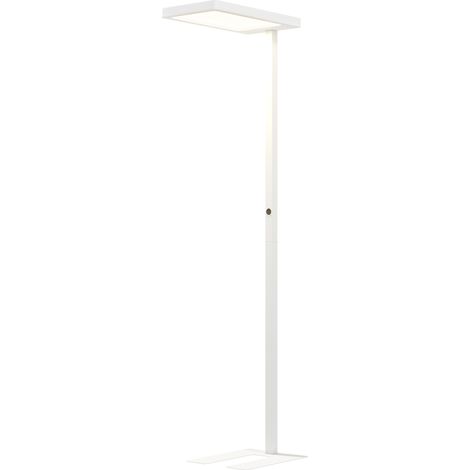 Lampadaire LED télécommande BANNY blanc (1/5)