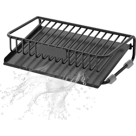 Porte-savon de bar – Support de drainage pour douche  Antidérapant avec drainage facile, porte-savon pour salle de bain d'hôtel, accessoire d'évier (1/5)