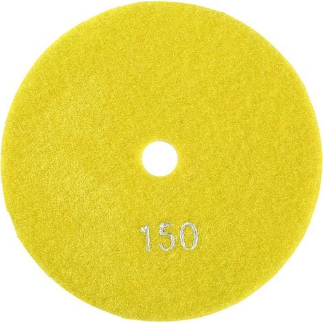Disques de polissage diamantés humides de 125 mm (5 pouces) pour granit, béton et marbre (150) (1/3)