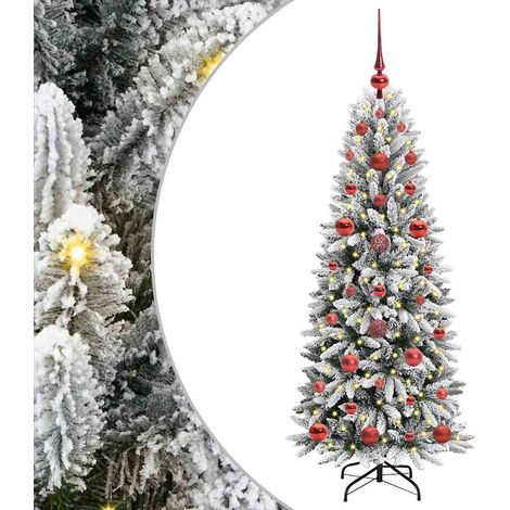vidaXL Albero di Natale artificiale Bianco 120 cm