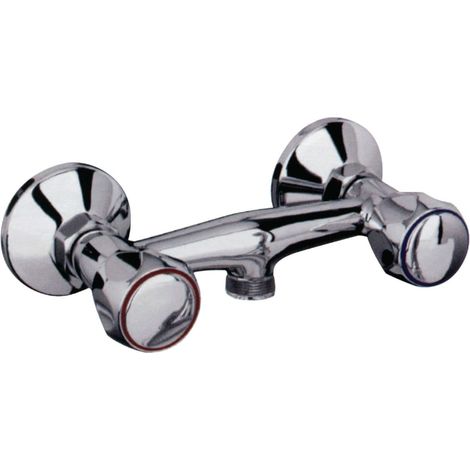 mélangeur - douche - alterna primeo2 - croisillons métal - nf - chromé - alterna 26206.he/sg