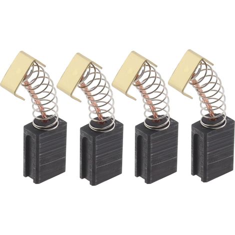 2 Paires de Balais de Carbone 6x10x14mm Outil Électrique Meuleuse d'angle Moteur Balais de Carbone Compatible avec PBH 1500 A1 (1/5)