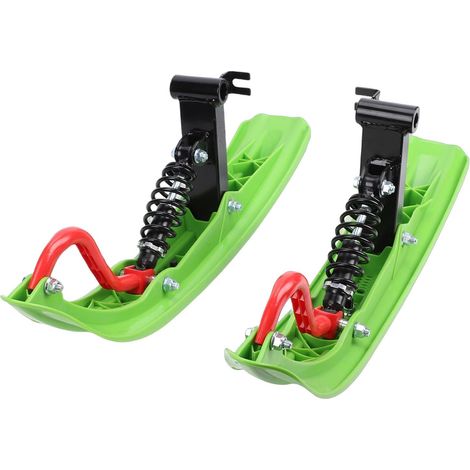 Mountain bike sled board, textured non-slip surface for improved grip and control, stable, shock-resistant design with ABS construction and (1/5)