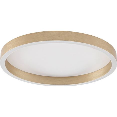 Lucande Lámpara de techo 'Rotundo' en Dorado Plástico (1/5)