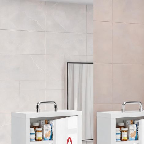 Meuble de salle de bain en kaltgewalzter Stahl 32 x 14 x 38 cm (1/5)