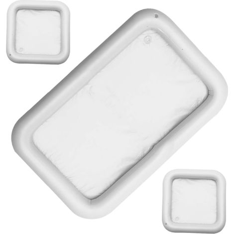 Accessoires pour pool party : Plateau gonflable isotherme avec porte-boissons, facile à plier-AquaForge (1/5)