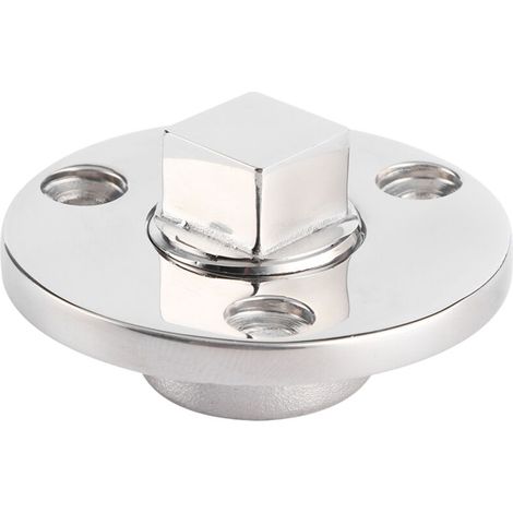 Tapón de drenaje ovalado de acero inoxidable Hlyjoon de 2 pulgadas para casco de barco, adorno para orificio de tornillo, para barcos marinos, yates, buques y embarcaciones. (1/5)