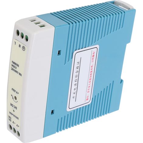 BERM Industrie-Schaltnetzteil DIN-Schienenmontage 100–240 V AC Eingang MDR-10-24 10 W 24 V 0,42 A (1/5)