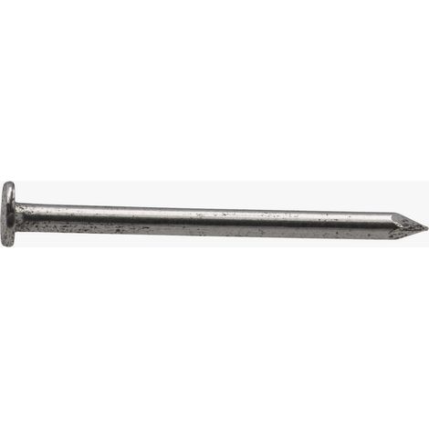Pointe à tête plate 1,3x25 mm en acier poli – Boîte de 100g – Pour bois dur – Vissage rapide en série – Vissal