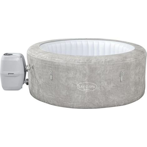 piscina idromassaggio gonfiabile bestway "lay-z-spa zurich energy sense airjet" con cartuccia, chemconncet e copertura 4 posti 180x180x66 cm - cod. 60065