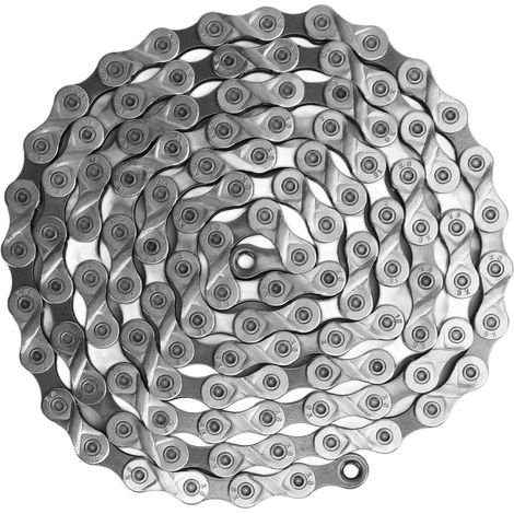 X8 Chaîne de vélo 8 vitesses 1/2x3/32 pouces 116 maillons, chaîne cycliste pour VTT et vélo de route, accessoires (1/5)